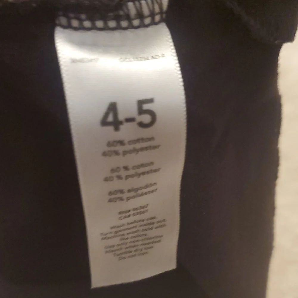 5 For $25 OshKosh B'gosh‎ Caution Hangry Kids T-Shirt Black Size 4/5